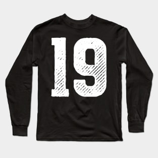 Rough Number 19 Long Sleeve T-Shirt